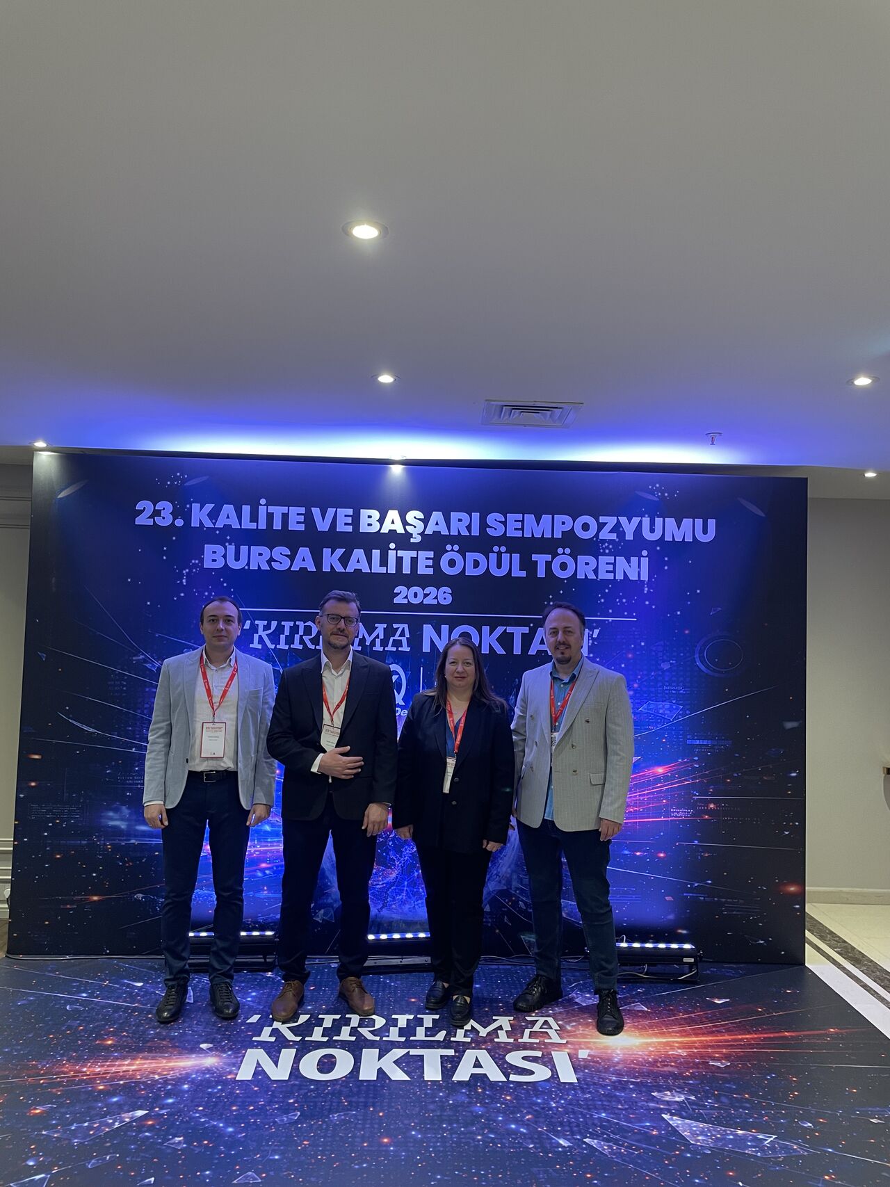 23. Kalite ve Başarı Sempozyumu & Bursa Kalite Ödül Töreni'ne katıldık