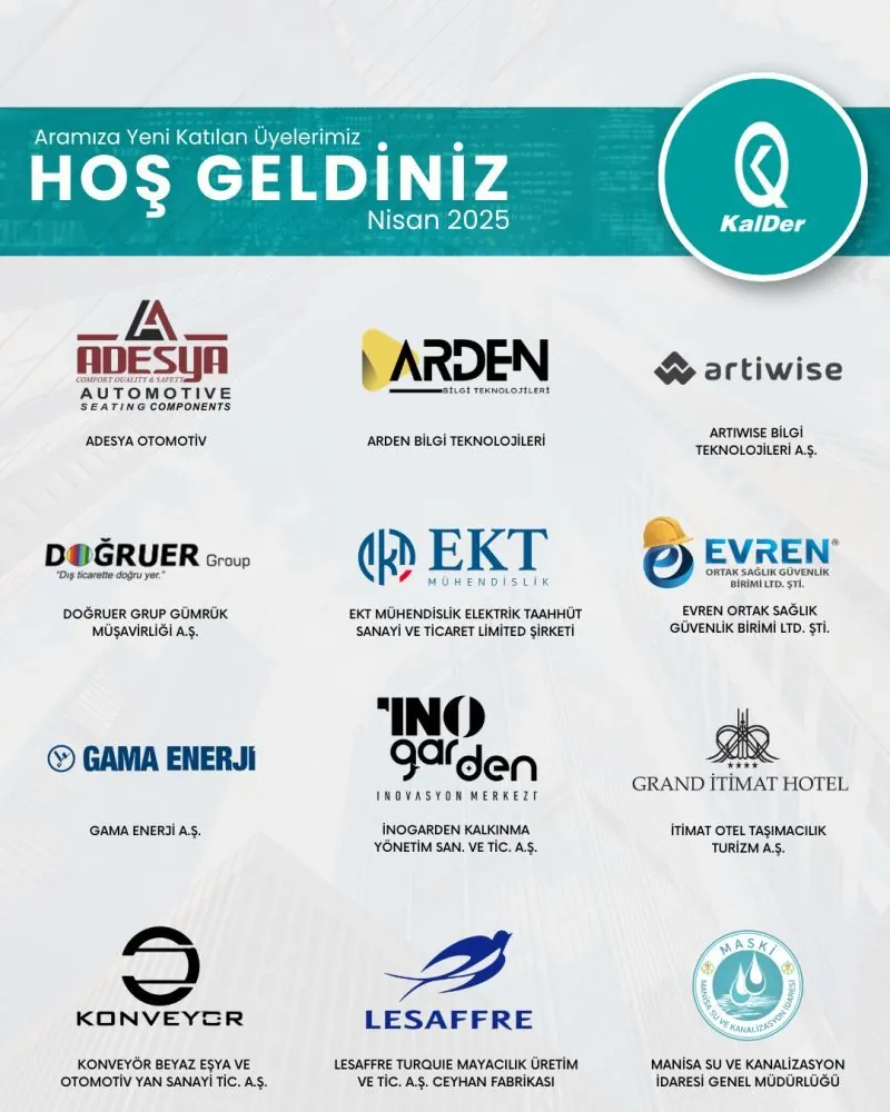 KalDer üyesi olduk