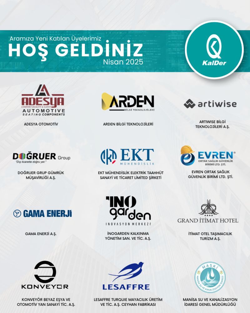 KalDer üyesi olduk